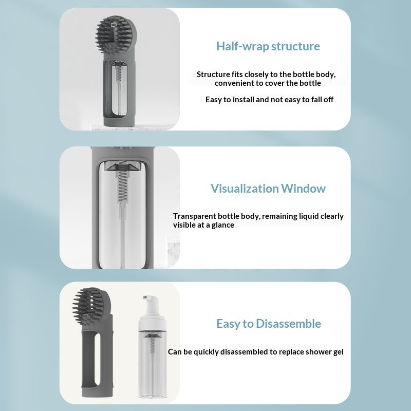 Silicone 2-in-1 Multi-Functional Pet Bath Brush